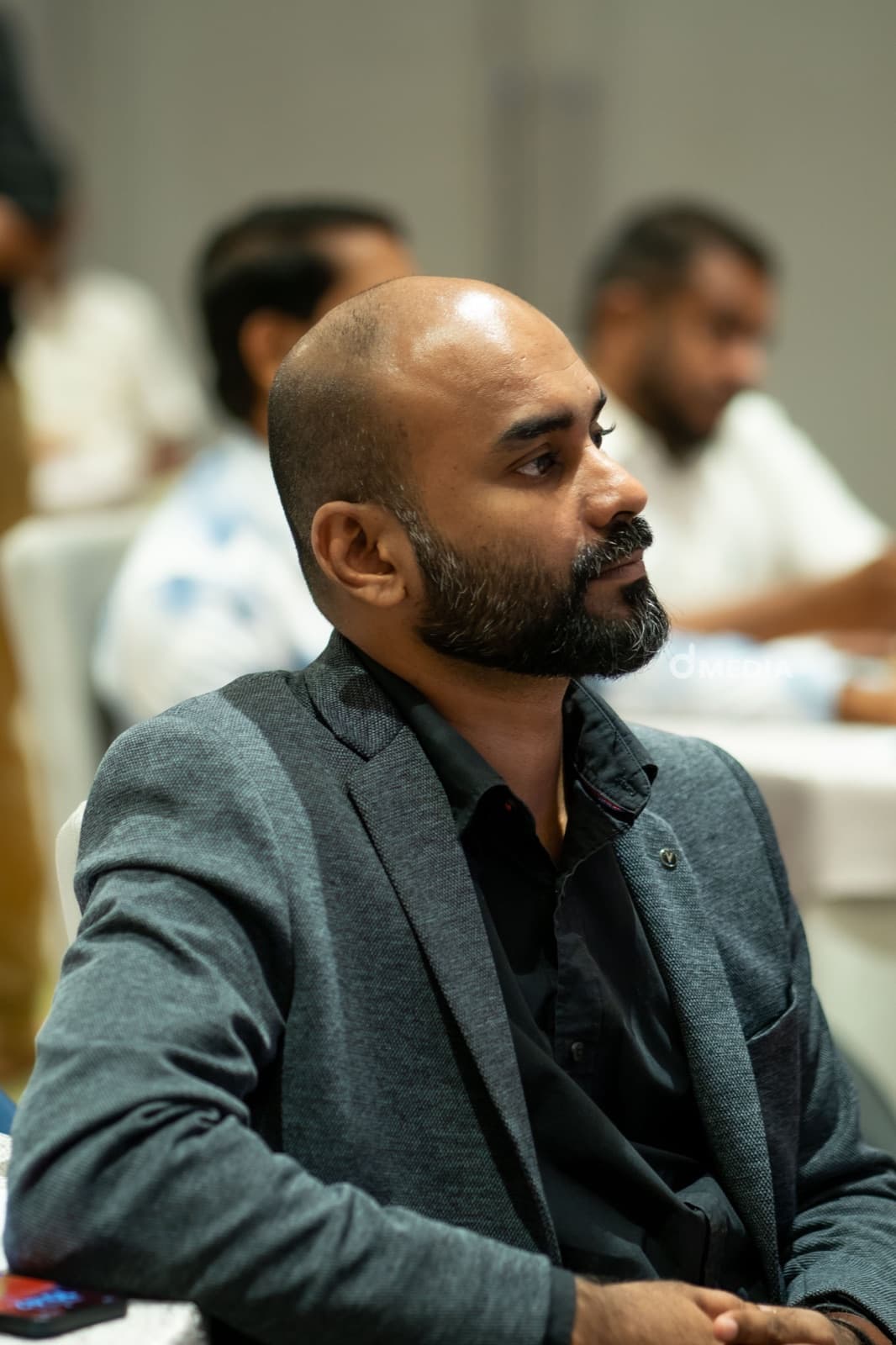 Praveen VR listening during an engineering session
